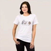 Plants dog coffee graphic t shirt