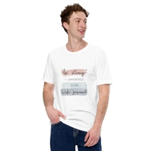 Be strong t shirt Palestinian quote