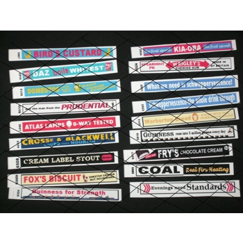 Set 7 Model Bus Side Adverts..