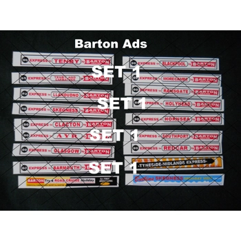 Set 1 Barton Side Adverts 1/..