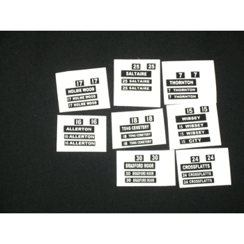 Set 2 Bradford Trolleybus De..