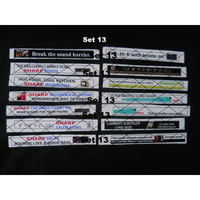 Set 13 Modern Nearside Adverts