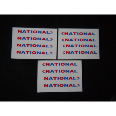 National Fleet Name Self Adhesive