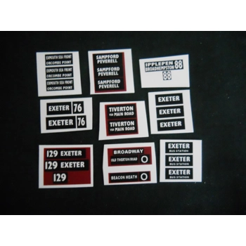 Set 4 Devon General Routes