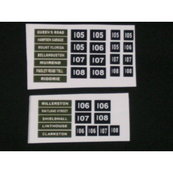 Set 2 Glasgow Trolleybus Des..