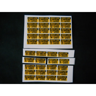 Set 2 Greenline RF Destination Blinds