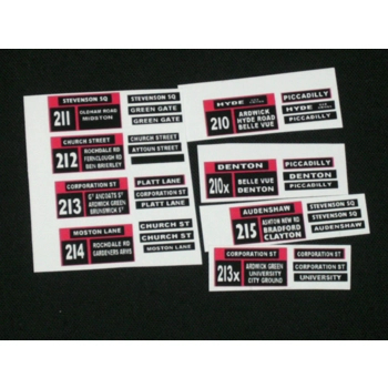 Set 1 Manchester Trolleybus ..