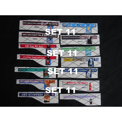 Set 11 Off Side Modern Bus Adverts 1.76th/00 Scale