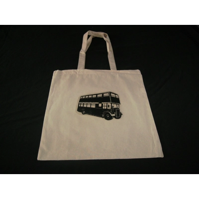 Tote Bag Bus Silhouette