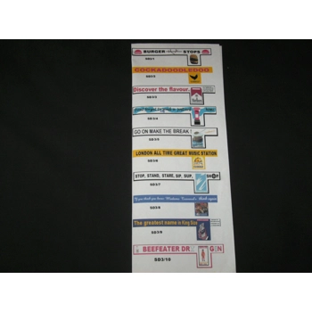 Set 3A Modern Offside Bus Ad..