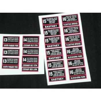 Set 3 Portsmouth Trolleybus ..