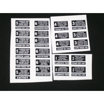 Set 1 Portsmouth Trolleybus ..