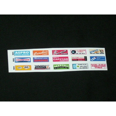 Set 4 Rear Bus Adverts