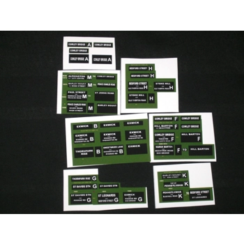 Set 1 Exeter Destination Bli..