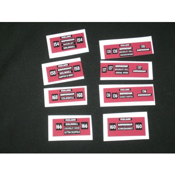 Set 2 Midland Red Bus Destin..