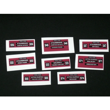 Set 9 Midland Red Destinatio..