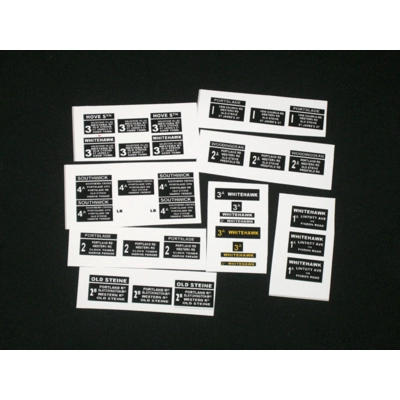 Set 1 Brighton Hove & District Destination Blinds 1.76th/00 Scale