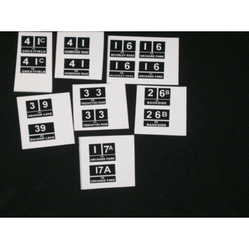 Set 4 Kingston upon Hull Bus..