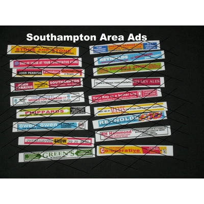 Southampton Area Bus Adverts 1/76th Scale