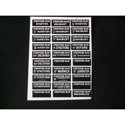 Set 2 Stratford Blue Destination Blinds