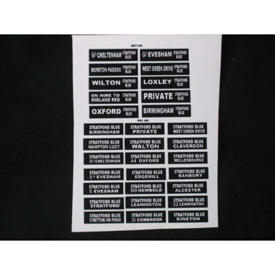 Set 3 Stratford Blue Destination Blinds