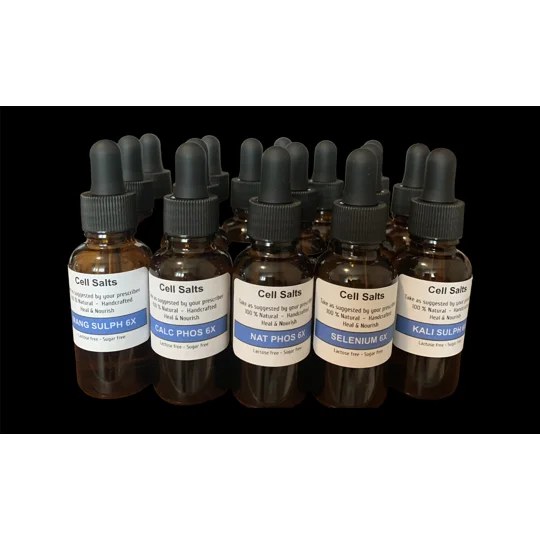 1-33 Cell Salts Tissue Salts Singles