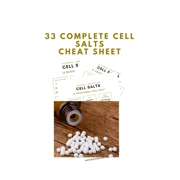33 Cell Salt Cheat Sheet – Biochemical Tissue Salts Digital PDF
