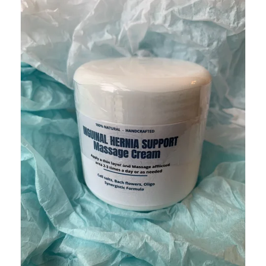 Inguinal Hernia Massage Cream. Holistic femoral/inguinal hernia pain support cream