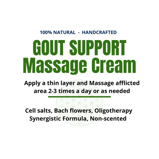 Gout Away Cream. Holistic natural support