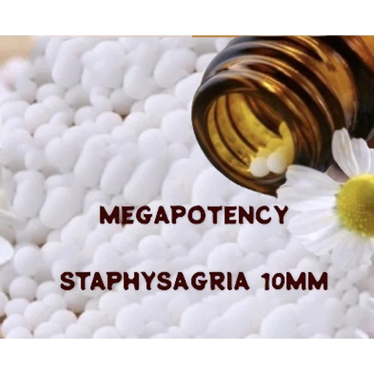 Megapotency Remedies Staphysagria 10MM