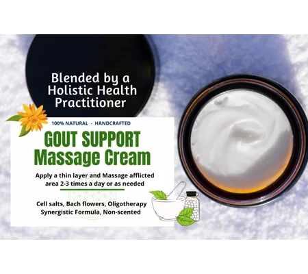 Gout Away Cream. Holistic natural support