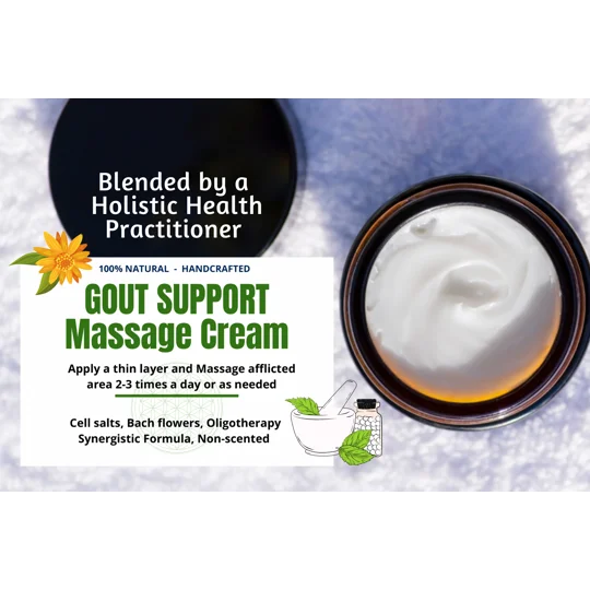 Gout Away Cream. Holistic natural support