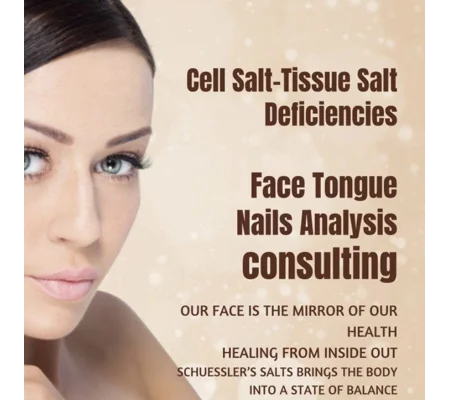Cell Salt Facial Analysis Consultation-Face, tongue & nails
