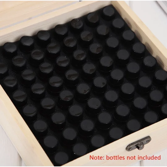 Homeopathy Storage Box - Wooden Remedy box - 64 remedy