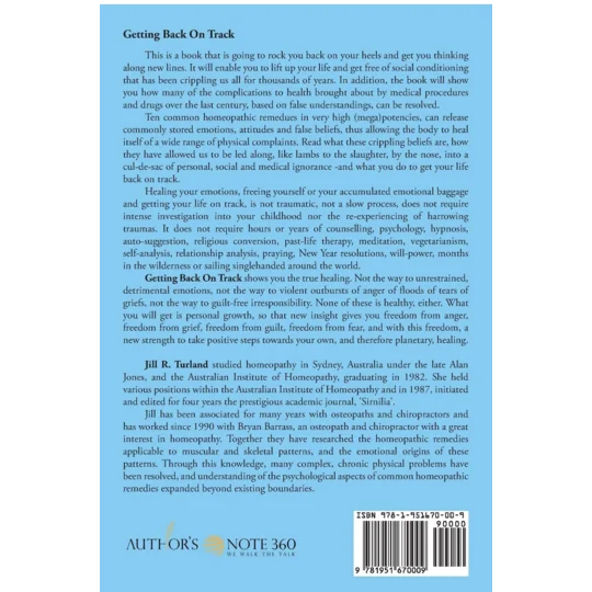 Getting Back On Track- Jill R Turland- Used Book