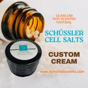 Schüssler Cell Salts Cream. Custom Blend. Tissue salts - No Scented