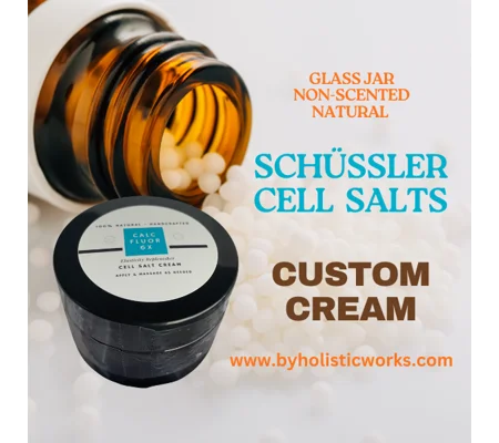 Schüssler Cell Salts Cream. Custom Blend. Tissue salts - No Scented