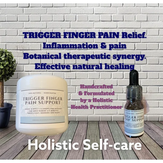 Trigger Finger Massage Cream. Holistic relief