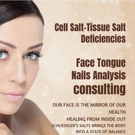 Cell Salt Facial Analysis Consultation-Face, tongue & nails