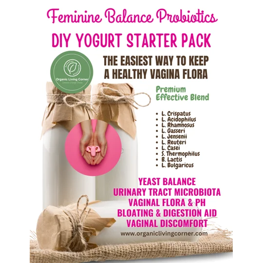 FEMININE BALANCE YOGURT CULTURE STARTER - Grown in A2 Milk