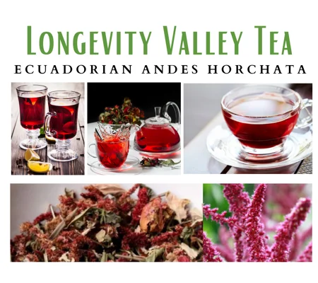Horchata Longevity Valley Tea - Blood Building Tea - Ecuador