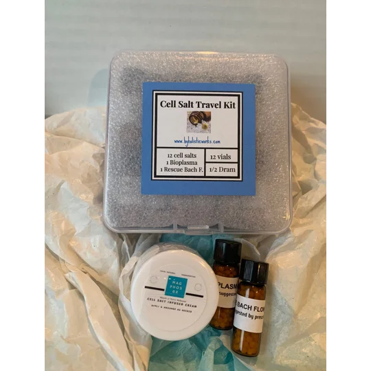 Schuessler Cell Salts Kit – 12 Tissue Salts Travel Set | Lactose-Free Globules | FREE Bioplasma, Res