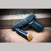 Glock Brass Magazine Base Pad - L..