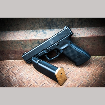 Glock Brass Magazine Base Pad - Large Frame