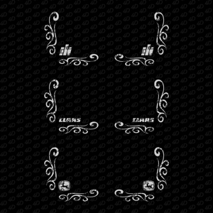 Tractors - Side windows with badge