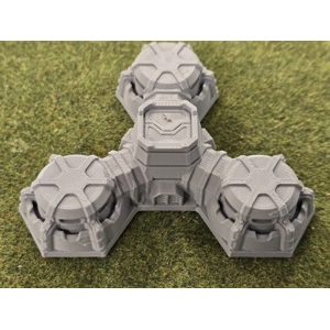 Hardened Emplacement with infantry support bunkers