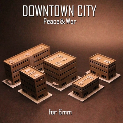 DOWNTOWN CITY peace & war set DOWNTOWN CITY peace & war set