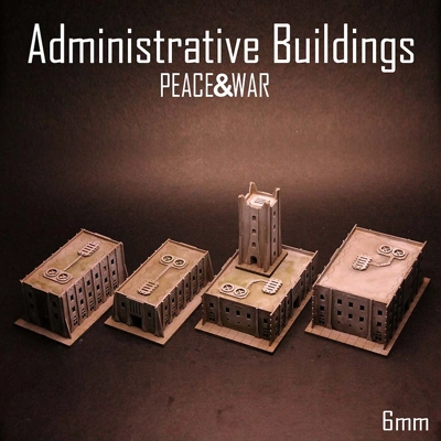 Administrative Buildings peace & war set Administrative Buildings peace & war set