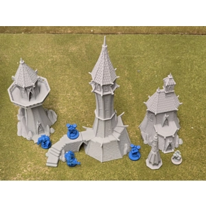 Elven Buildings 15mm - Txarli Factory Elven Buildings 15mm - Txarli Factory