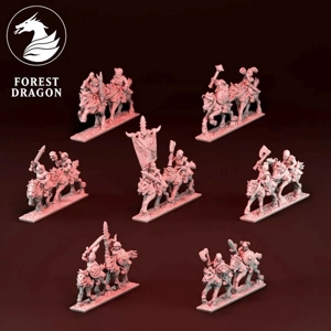 Light Cavalry Unit - Despoilers - 10mm - Forest Dragon